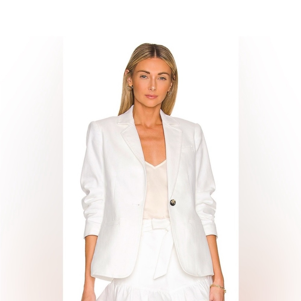 Women's White Blazer - Picture 3 of 10